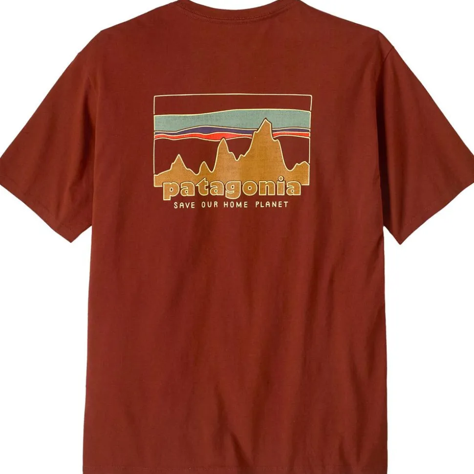 Tee-shirt Patagonia 73 Skyline Regenerative Organic Cotton Dried Vanilla