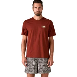 Tee-shirt Patagonia 73 Skyline Regenerative Organic Cotton Dried Vanilla