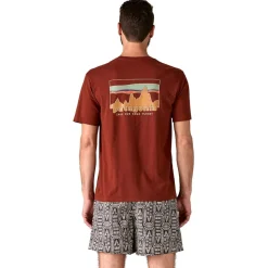 Tee-shirt Patagonia 73 Skyline Regenerative Organic Cotton Dried Vanilla
