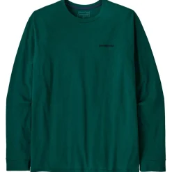 Tee-shirt Patagonia P-6 Logo Responsibili-Tee L/S Cascade Green
