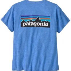 Tee-shirt Patagonia  P-6 Logo Responsibili-Tee Abundant Blue