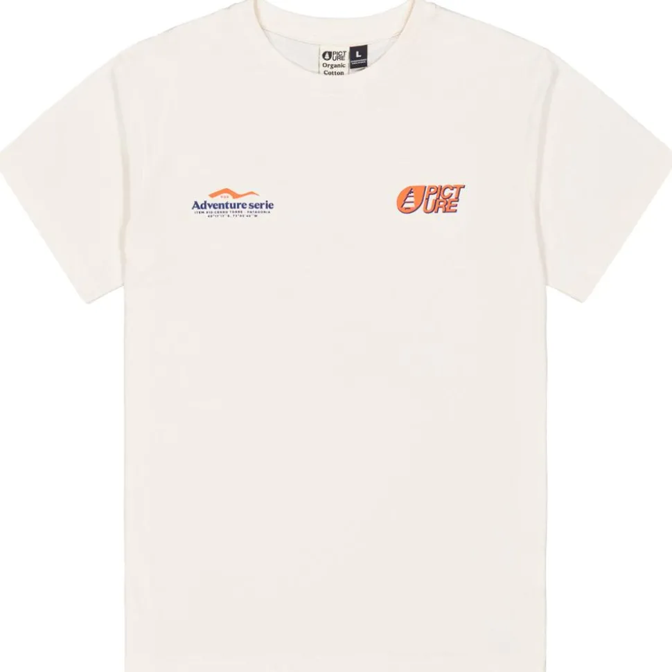 Tee-shirt Picture Dad & Son Patagonie Natural White