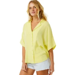 Tee-shirt Rip Curl Chemisier Premium Surf Bright Yellow
