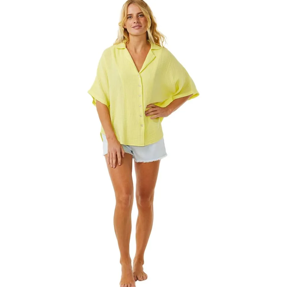 Tee-shirt Rip Curl Chemisier Premium Surf Bright Yellow