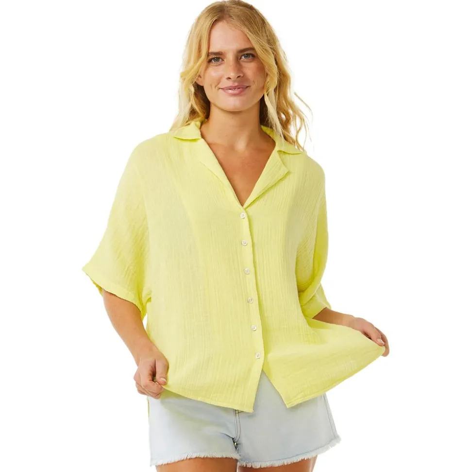 Tee-shirt Rip Curl Chemisier Premium Surf Bright Yellow