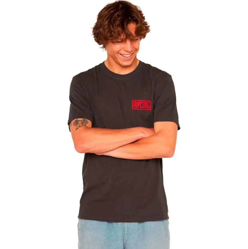 Tee-shirt Rip Curl Made For Short Sleeve Washed Black