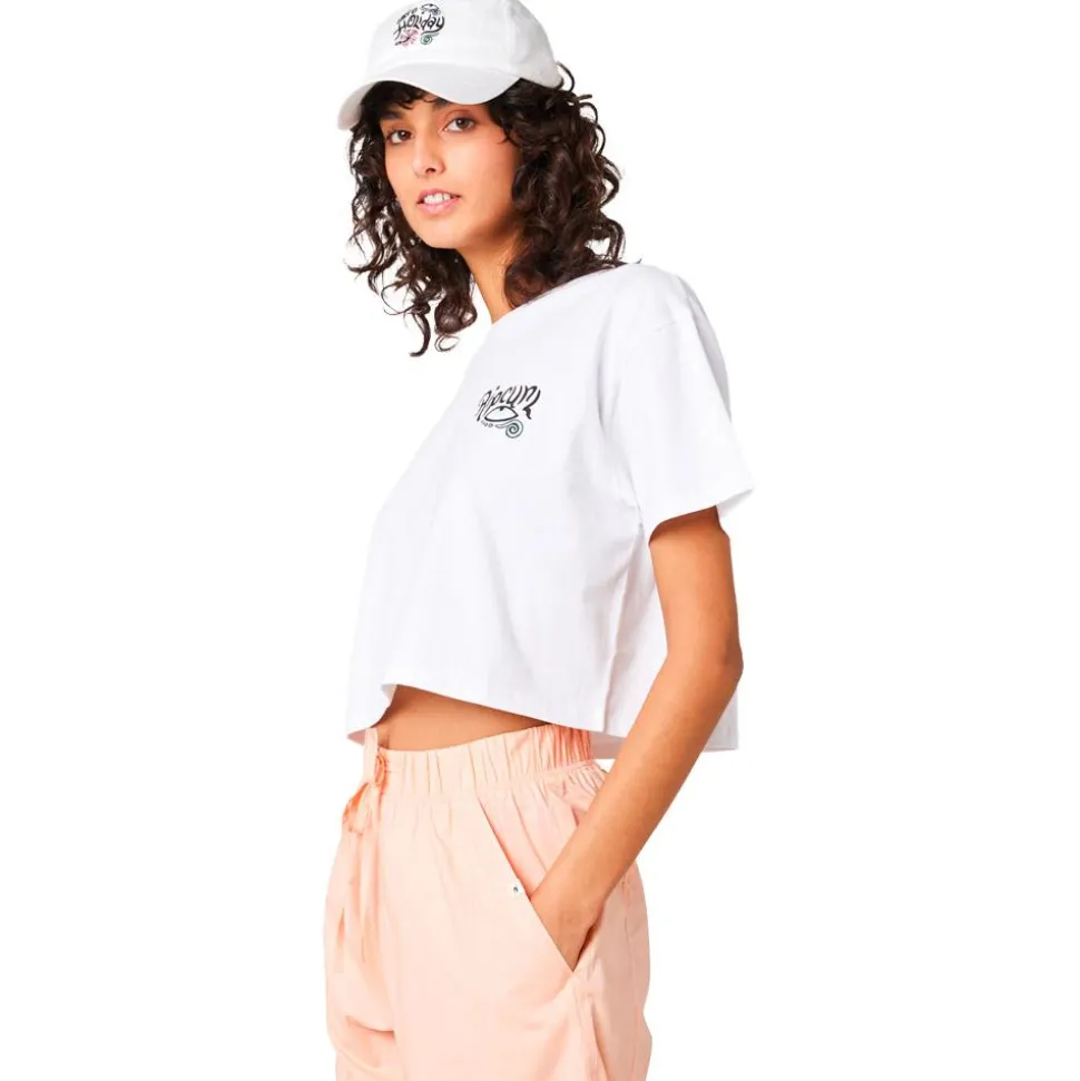 Tee-shirt Rip Curl Paradiso Crop White