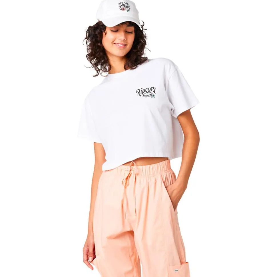 Tee-shirt Rip Curl Paradiso Crop White