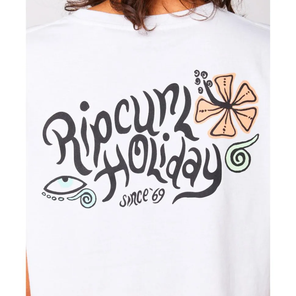 Tee-shirt Rip Curl Paradiso Crop White
