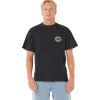 Tee-shirt Rip Curl Raw Burst Tee Shirt Black