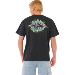 Tee-shirt Rip Curl Raw Burst Tee Shirt Black