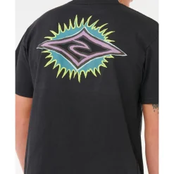 Tee-shirt Rip Curl Raw Burst Tee Shirt Black