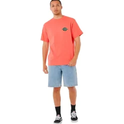 Tee-shirt Rip Curl Raw Burst Tee Shirt Rose Sky