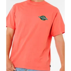 Tee-shirt Rip Curl Raw Burst Tee Shirt Rose Sky