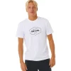 Tee-shirt Rip Curl Stapler SS White