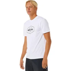 Tee-shirt Rip Curl Stapler SS White