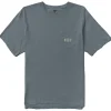 Tee-shirt Vissla Vissla Lounge Premium Pkt Tee Graphite