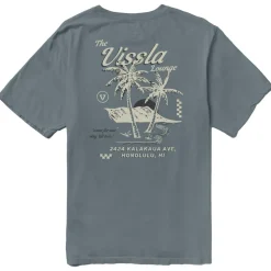 Tee-shirt Vissla Vissla Lounge Premium Pkt Tee Graphite
