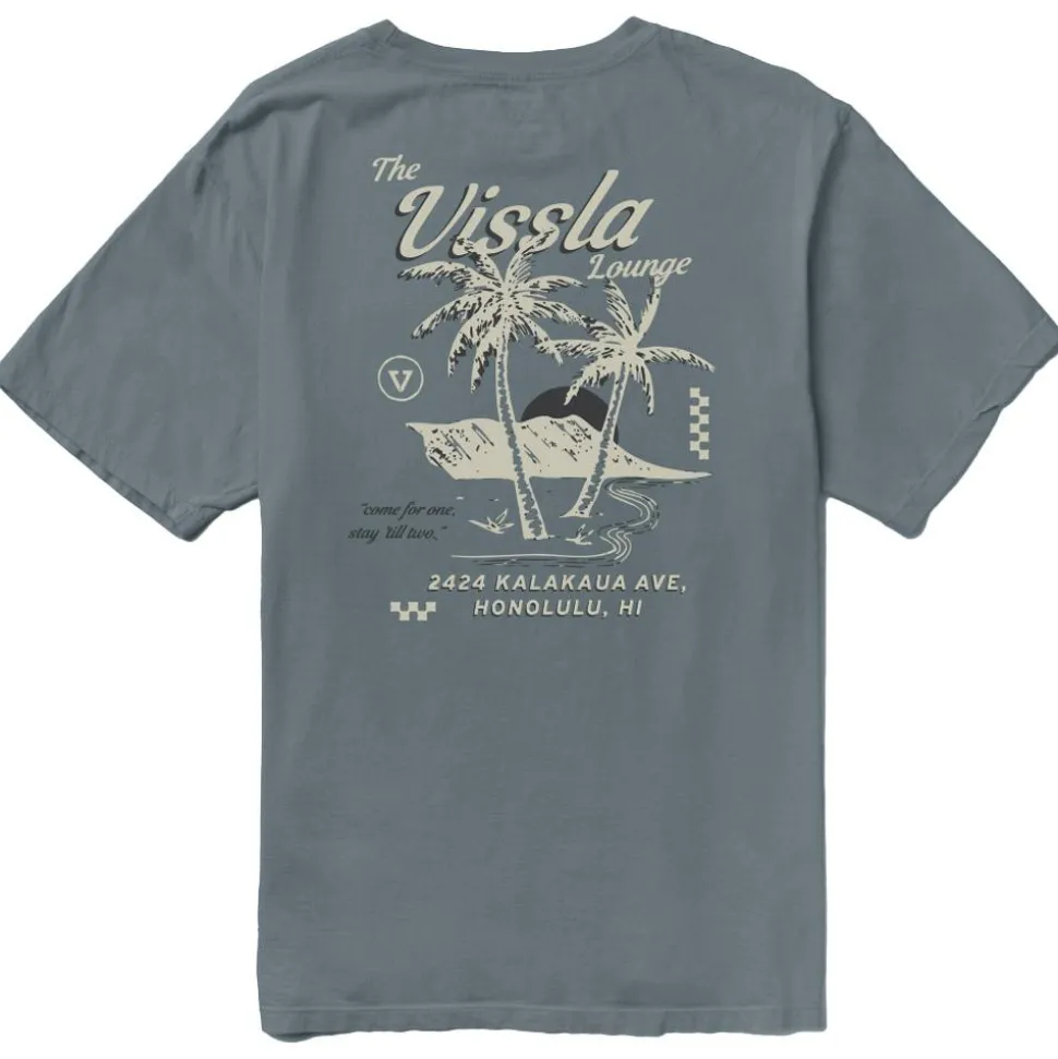 Tee-shirt Vissla Vissla Lounge Premium Pkt Tee Graphite