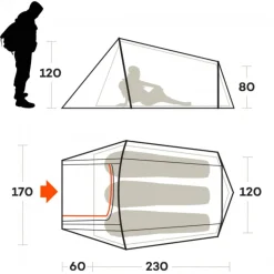 Tente Ferrino Sling 3 Oil Blue