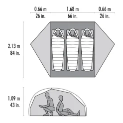 Tente MSR Freelite 3 Green