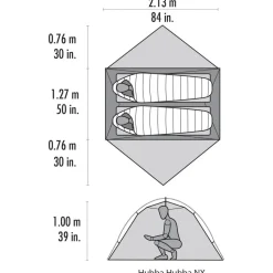 Tente MSR Hubba Hubba Nx Gray