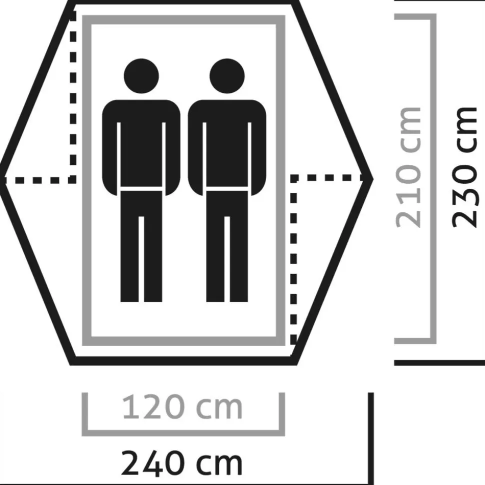 Tente Salewa Denali II Cactus Grey
