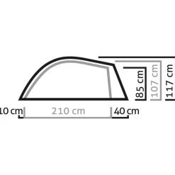 Tente Salewa Litetrek III Lightgrey Cactus