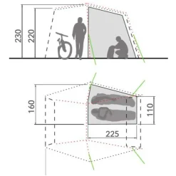 Tente Vaude Drive Van Innertent Sand