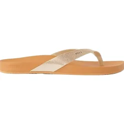 Tongs Reef Cushion Court Girlss Tan Champagne