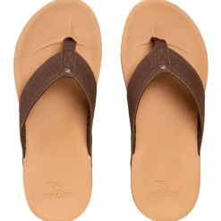 Tongs Rip Curl Chiba 2.0 Bloom Open Toe Brown Tan