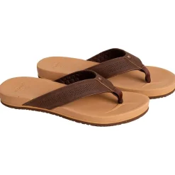Tongs Rip Curl Chiba 2.0 Bloom Open Toe Brown Tan