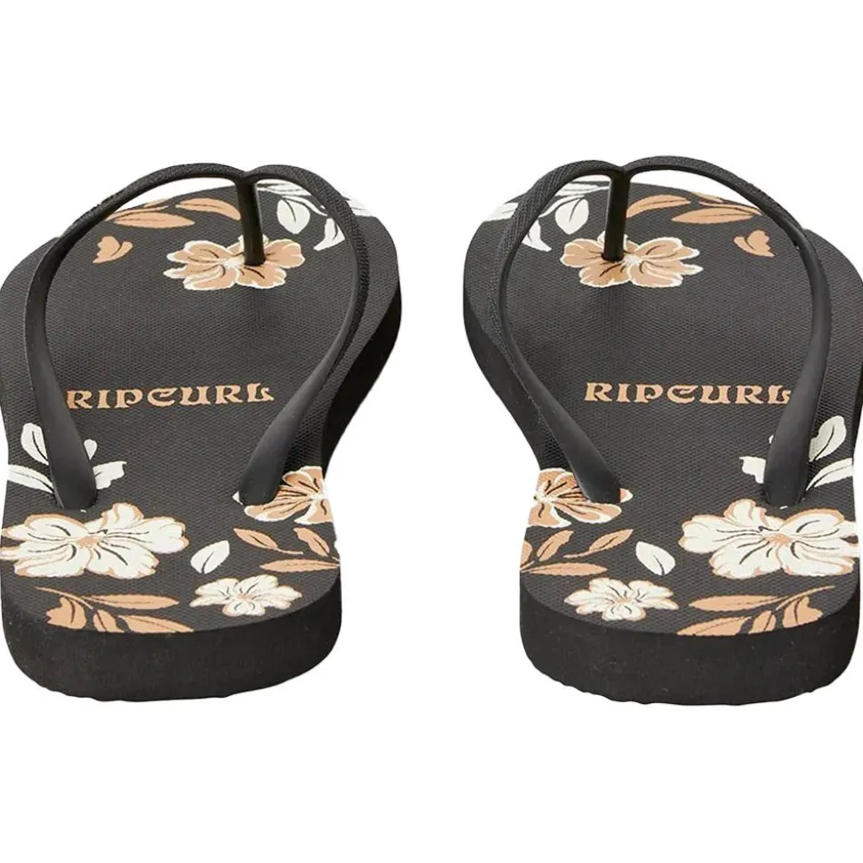 Tongs Rip Curl Mixed Bloom Open Toe Black