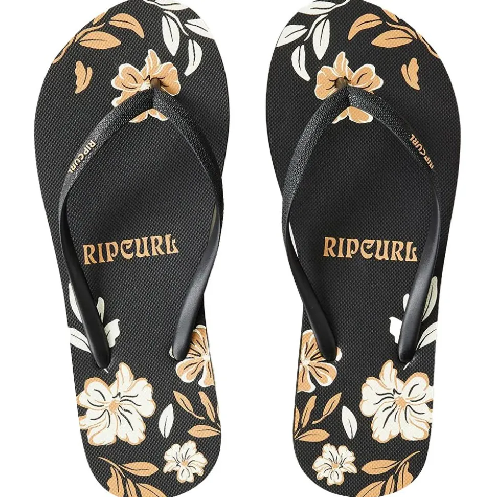 Tongs Rip Curl Mixed Bloom Open Toe Black