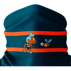 Tour de cou Bv Sport Foulard Original Collector Des Bosses Et Des Bulles Beebeer Bleu