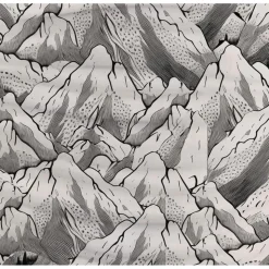 Tour de cou Foehnalpes Light Neckwear Relief N&B