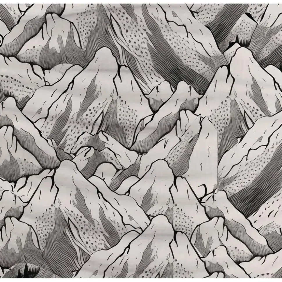 Tour de cou Foehnalpes Light Neckwear Relief N&B