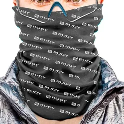 Tour de cou Rudy Project Neck Gaiter Black White Logo