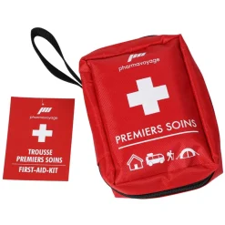 Trousse de secours Pharmavoyage Premiers Soins Rouge