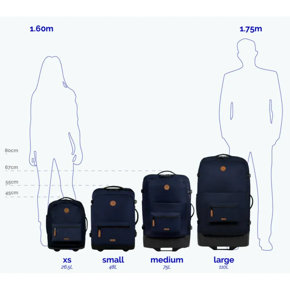 Valise Cabaia Soft Suitcase Small 40L Berlin