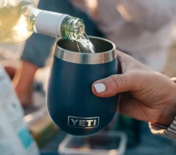 Verre Yeti Rambler 10 Oz Wine Tumbler Navy