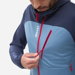 Veste d’alpinisme Millet Lokka Hoodie III M Coronet Blue Sahir