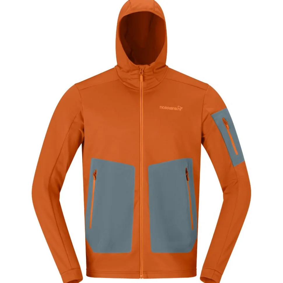 Veste d’alpinisme Norrona Falketind Warm 2 Stretch Hood M Gold Flame