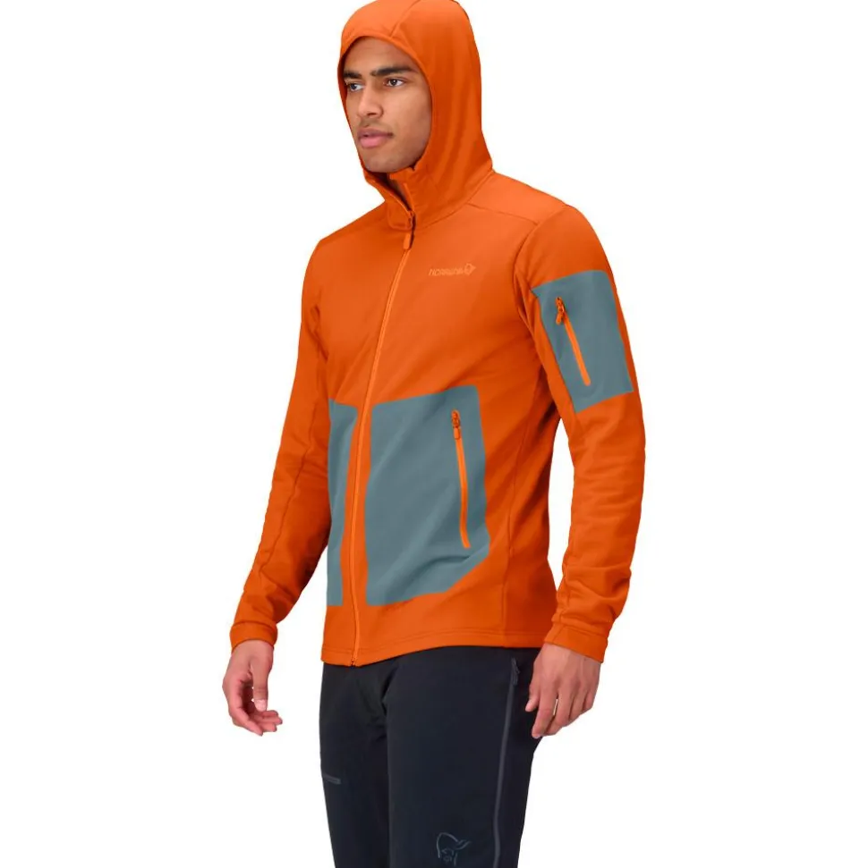 Veste d’alpinisme Norrona Falketind Warm 2 Stretch Hood M Gold Flame