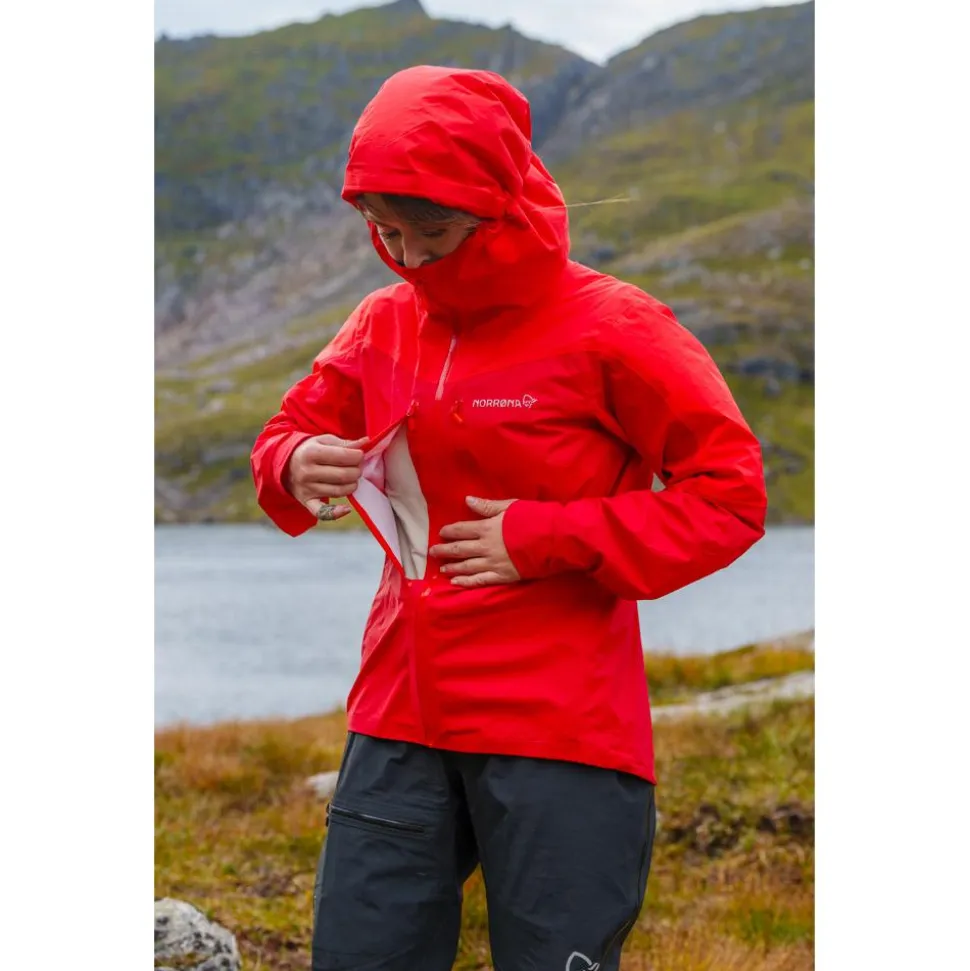 Veste d’alpinisme Norrona Falketind Dri1 Jacket W Aura Orange