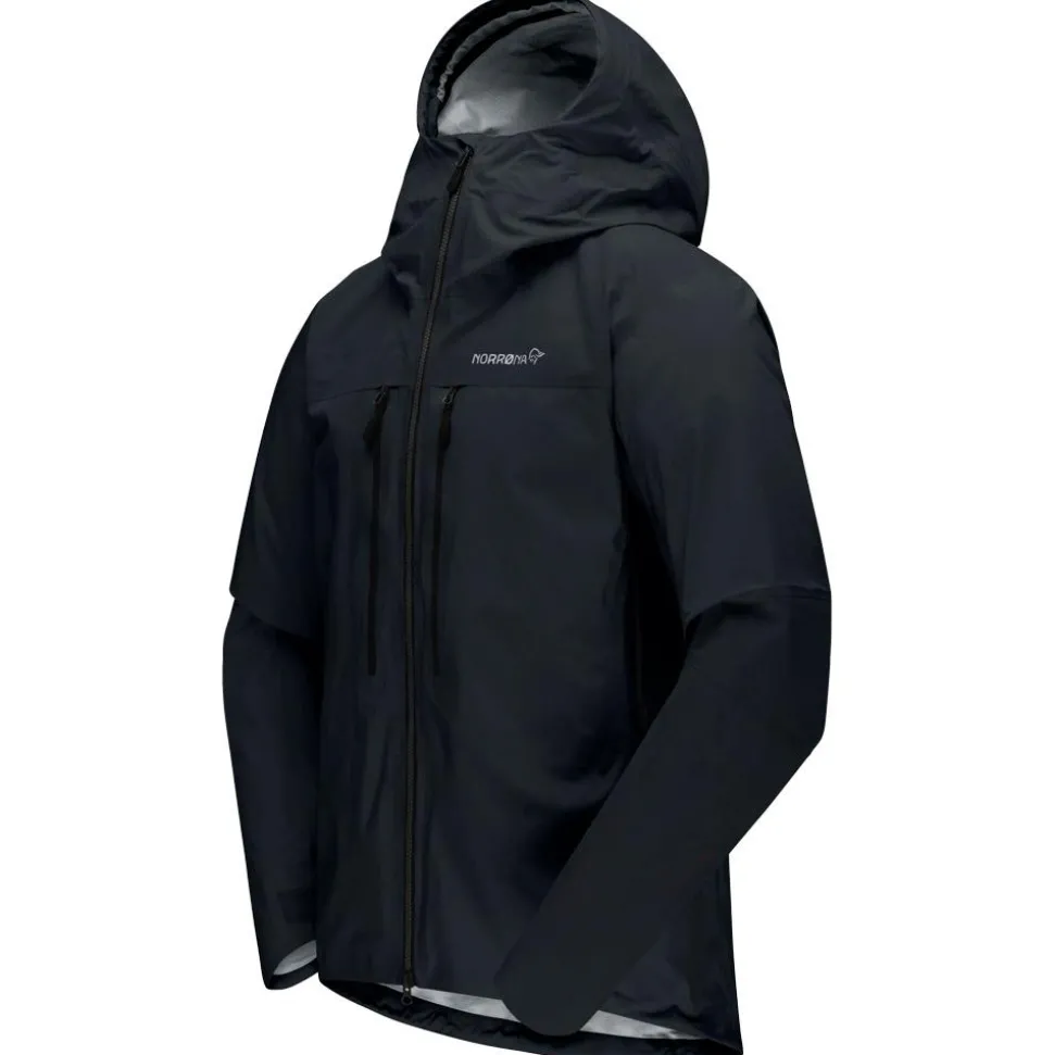 Veste d’alpinisme Norrona Trollveggen Gore-Tex Pro Light Jacket M's Caviar Black