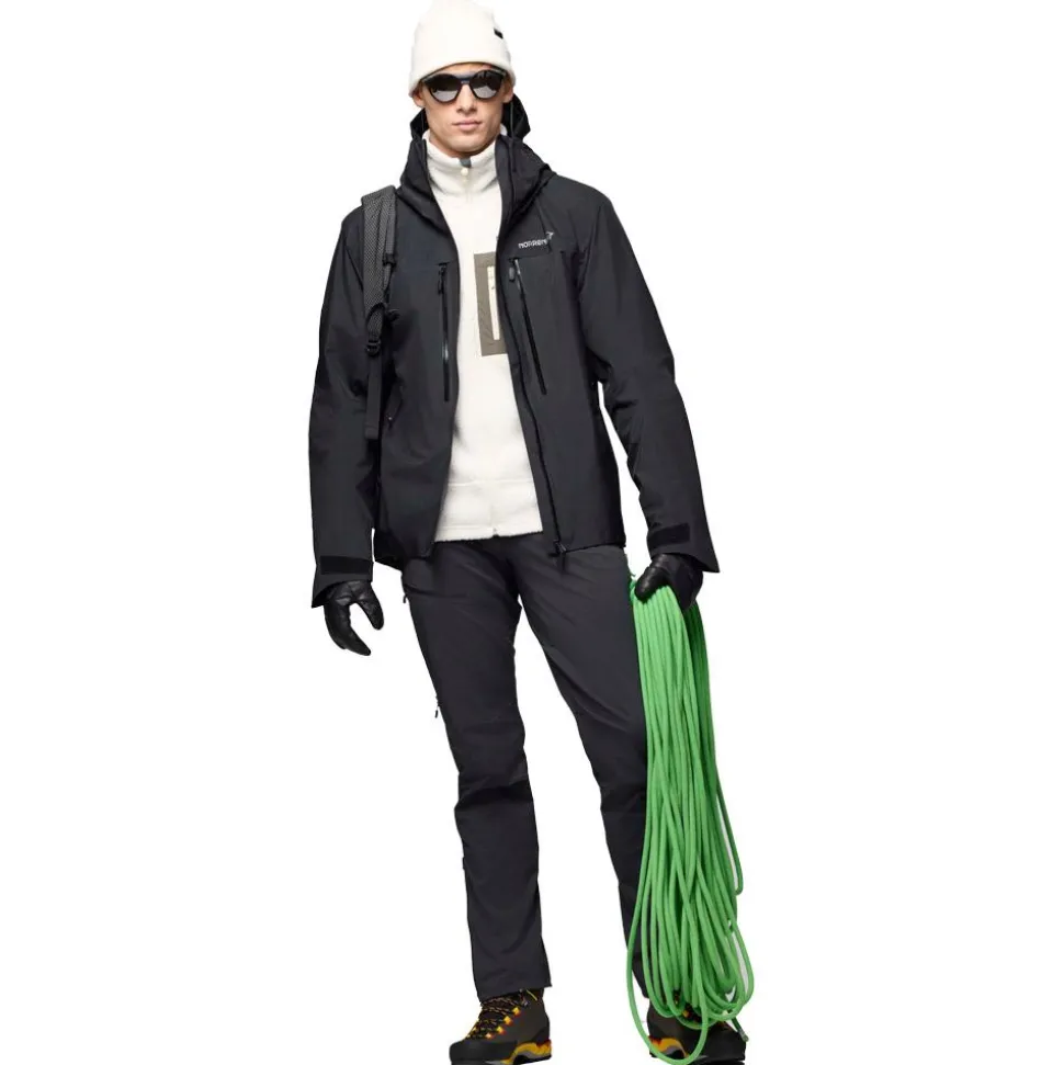 Veste d’alpinisme Norrona Trollveggen Gore-Tex Pro Light Jacket M's Caviar Black