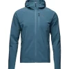 Veste de rando Black Diamond M Coefficient Storm Full Zip Hoody Creek Blue