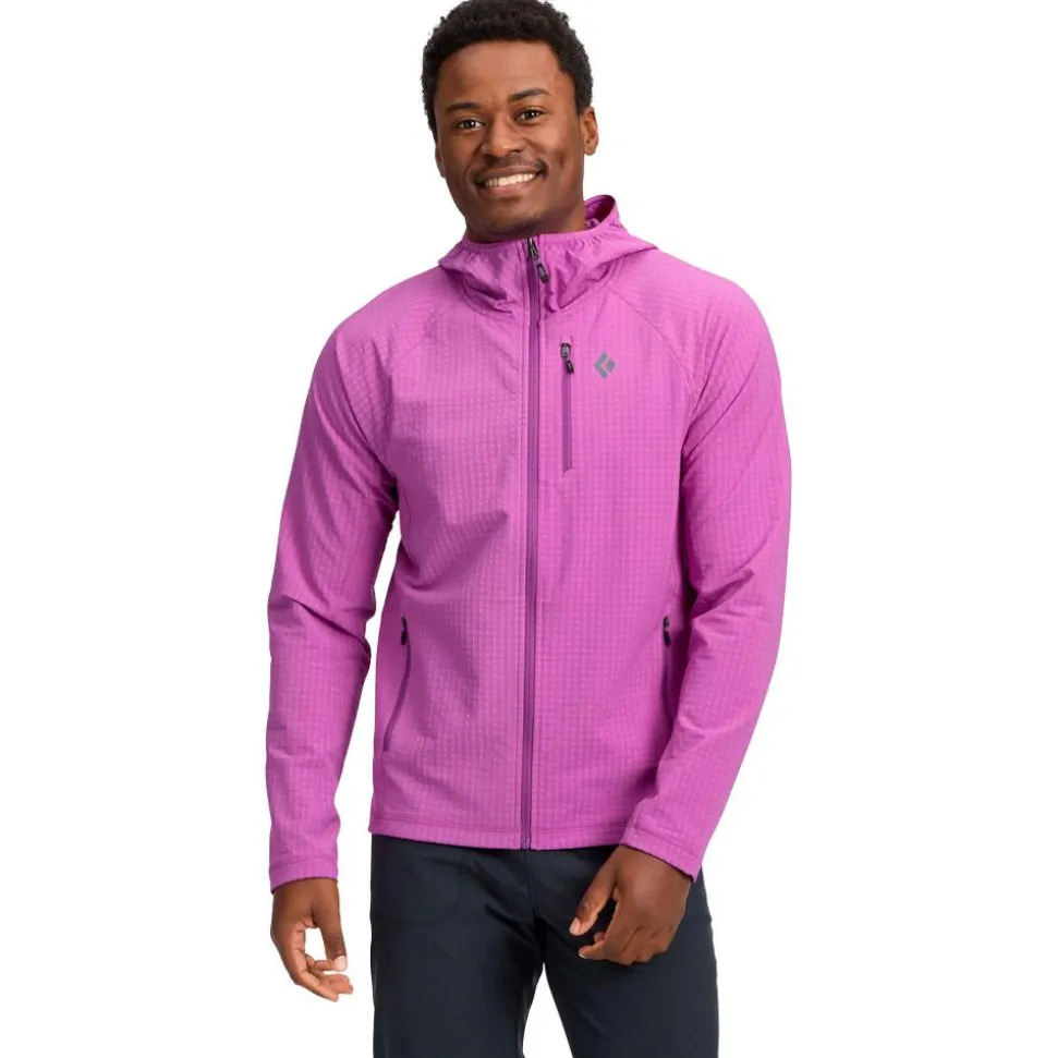 Veste de rando Black Diamond M Coefficient Storm Full Zip Hoody Piton Purle