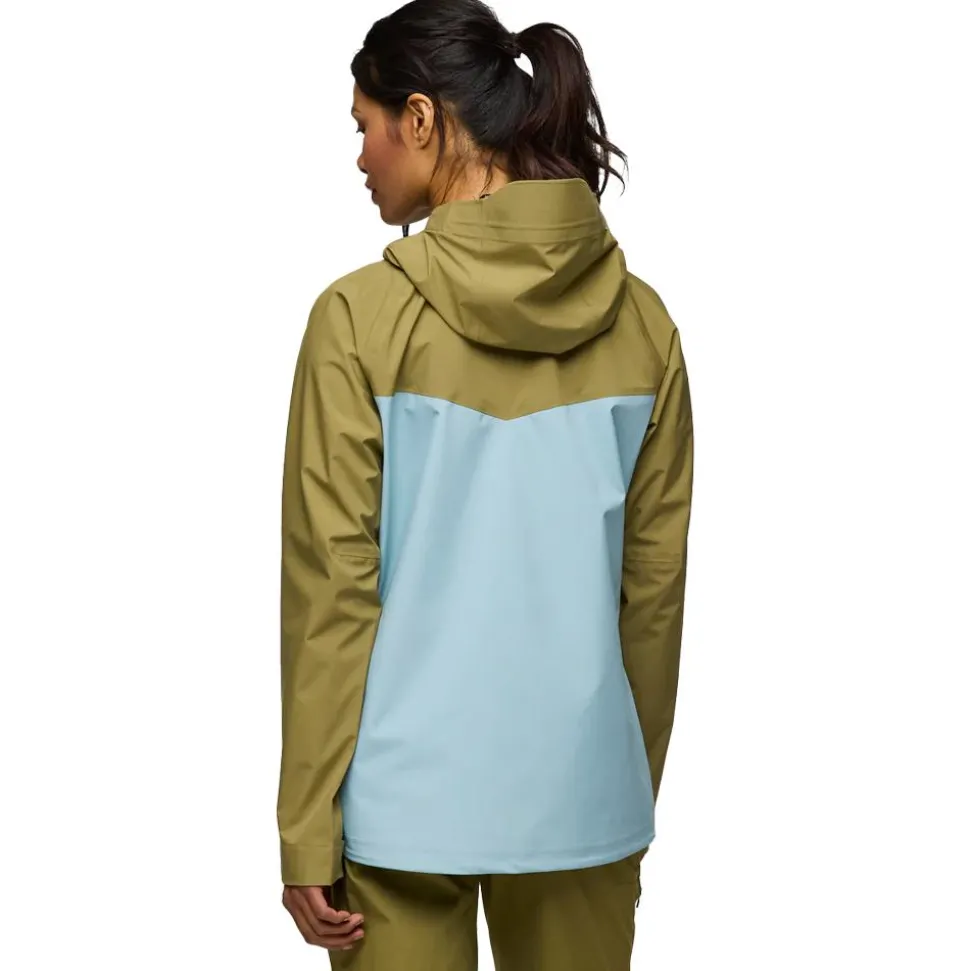 Veste de rando Cotopaxi Impermeo 3L Hooded Shell Jacket W Moss And Sea Spray